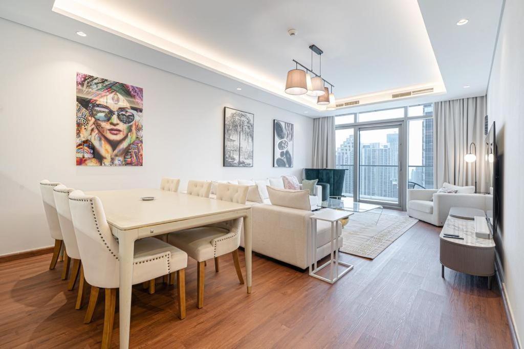 Paramount Midtown Luxury 2 Bedroom With Full Burj-Khalifa View Дубай Экстерьер фото
