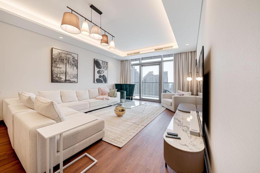 Paramount Midtown Luxury 2 Bedroom With Full Burj-Khalifa View Дубай Экстерьер фото